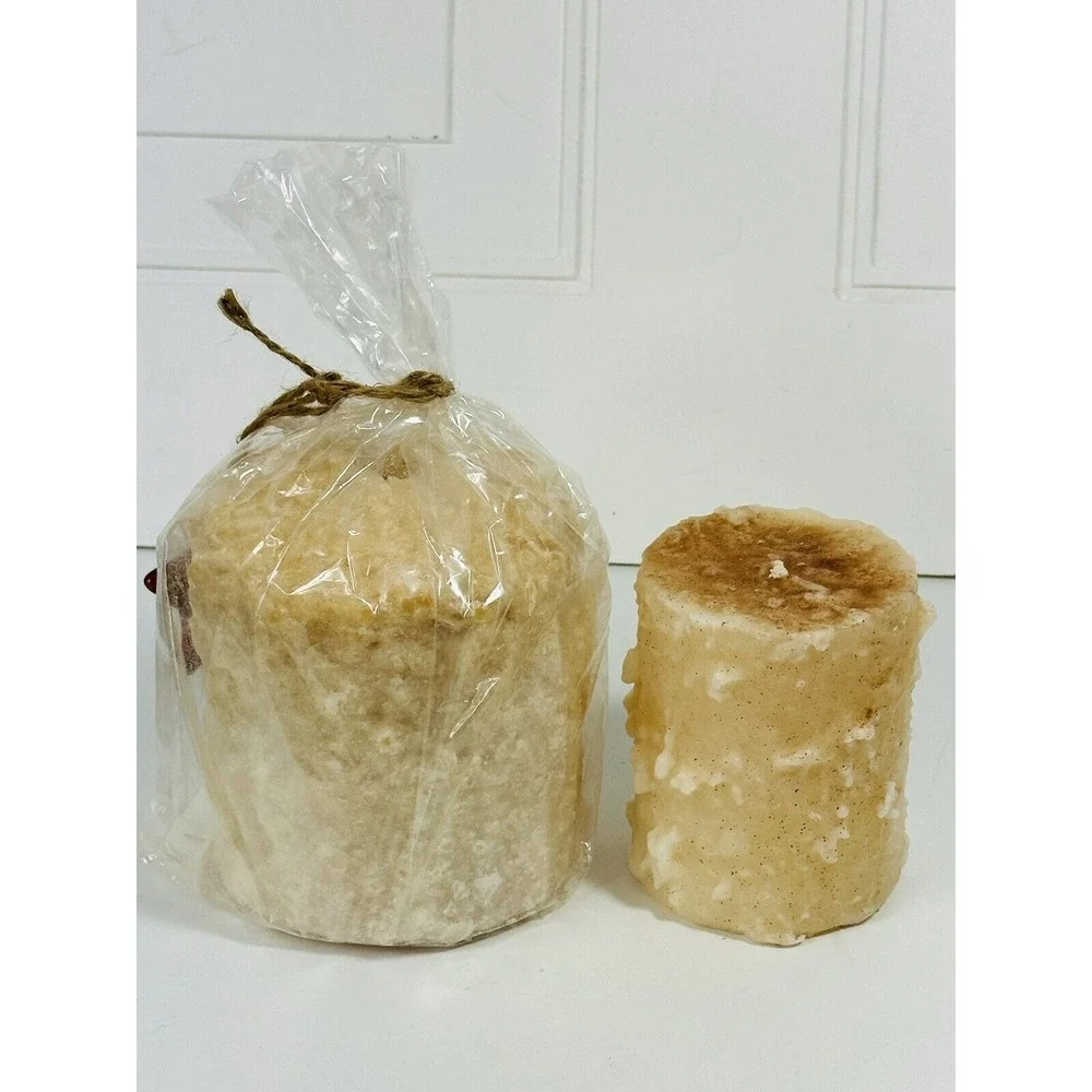 2 Warm Glow Candle Co Cake Dipped Candles Sugar Maple scent‎ delicious scent